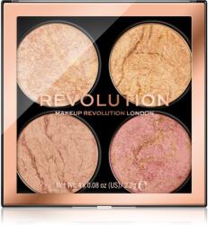 Makeup Revolution Cheek Kit paletta arcra árnyalat Fresh Perspective 4 x 2.2 g