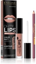 Eveline Cosmetics OH! my LIPS Matt ajakápoló készlet 08 Lovely Rose 2 db