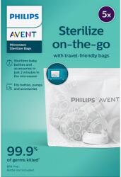 Philips Avent Steriliser bags SCF297/05 sterilizációs zacskók mikrohullámú sütőbe 5 db