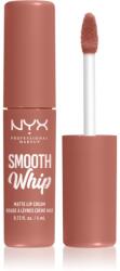NYX Cosmetics Smooth Whip Matte Lip Cream bársonyos rúzs kisimító hatással árnyalat 23 Laundry Day 4 ml
