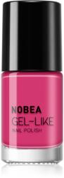 NOBEA Day-to-Day Gel-like Nail Polish körömlakk géles hatással árnyalat #N71 Pink blossom 6 ml