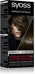 Syoss Permanent Color tartós hajfesték árnyalat 4_1 Medium Brown