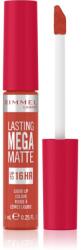 Rimmel Lasting Mega Matte matt folyékony állagú ajakrúzs 16 h árnyalat Scarlet Flames 7, 4 ml