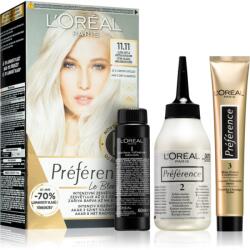 L'Oréal Préférence Le Blonding hajfesték a haj élénkítésére árnyalat 11.11 Ultra-Light Cool Crystal Blonde