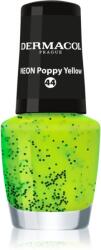 Dermacol Neon neon körömlakk árnyalat 44 Poppy Yellow 5 ml