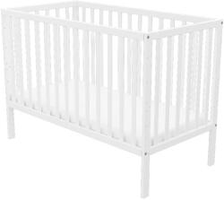 TIMBA kiságy Felix egyenes végű 60x120 fehér