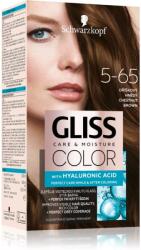 Schwarzkopf Gliss Color tartós hajfesték árnyalat 5-65 Chestnut Brown