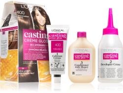 L'Oréal Casting Creme Gloss fokozatosan kimosható helyszínező krém árnyalat 400 Dark Brown