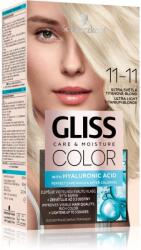Schwarzkopf Gliss Color tartós hajfesték árnyalat 11-11 Ultra Light Titanium Blonde