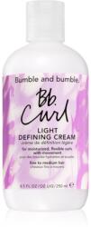 Bumble and Bumble Bb. Curl Light Defining Cream formázó krém a hullámok kiemelésére könnyű fixálás 250 ml