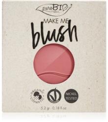 puroBIO Cosmetics Long-lasting Blush Refill hosszantartó arcpír töltelék 5.2 g