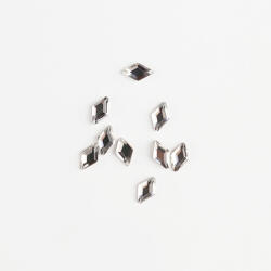 BRILLBIRD Műköröm Formakövek (10 db-os) rhombus 3x5mm clear