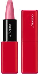 Shiseido Makeup Technosatin gel lipstick selyem rúzs árnyalat 407 Pulsar Pink 4 g