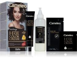 Delia Cosmetics Cameleo Omega tartós hajfesték árnyalat 3.3 Dark Chocolate Brown