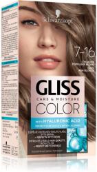 Schwarzkopf Gliss Color tartós hajfesték árnyalat 7-16 Cool Ash Blonde
