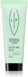 Lip Intimate Care Organic Intimate Care Gel To Milk Scrub finom hámlasztó krém kókuszzal Coconut 50 ml