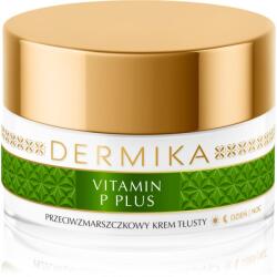 DERMIKA Vitamina P Plus intenzíven hidratáló krém a ráncok ellen 50 ml