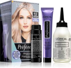 L'Oréal Préférence hajfesték árnyalat 8.12 Light Ash Beige Blonde