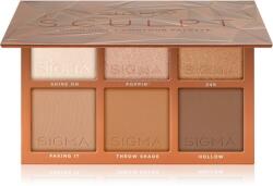 Sigma Beauty Sculpt Highlight + Contour Palette Púderes highlight és kontúr paletta 27.48 g