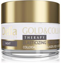 Delia Cosmetics Gold & Collagen Therapy éjszakai krém bőrelasztikusság-fokozó 50 ml