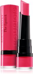 Bourjois Rouge Velvet The Lipstick mattító rúzs árnyalat 09 Fuchsia Botté 2, 4 g