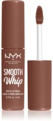 NYX Cosmetics Smooth Whip Matte Lip Cream bársonyos rúzs kisimító hatással árnyalat 24 Memory Foam 4 ml