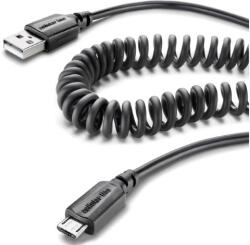 Cellularline Кабел Cellularline - USB-A/Micro USB, 50-100 cm, черен (USBDATACOIMICROUSB)