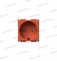 TEM MODU dugalj 2+F narancs 16A 250V 2M OR VM10OR(17680)