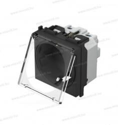 TEM antracit csapfedeles dugalj 2+F 16A 250V 2M ST VM11AT 18929