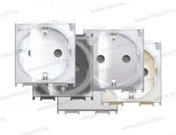 TEM dugalj csapfedeles 2+F fekete 16A 250V 2M BT VM11BT(17685)