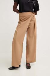 Answear Lab fustă-pantalon culoarea alb, lat, high waist BBYH-SPD05A_00X (10448.tw)