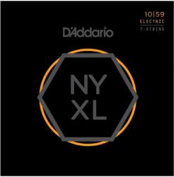 D'Addario NYXL1059 Nickel Wound, 7-String, 10-59, New York XL