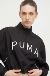 PUMA jachetă de antrenament Fit Move culoarea negru, de tranziție, oversize, 524816 PPYH-KUD0MU_99X