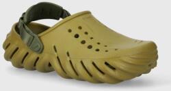 Crocs papuci X - (Echo) Clog barbati, culoarea verde, 207937 PPYH-KLM062_78X (207937.3UA)