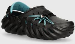 Crocs papuci Echo Reflective Laces Clog culoarea negru, 210004 PPYH-KLU01Z_99X