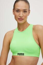 PUMA sutien de baie culoarea verde, cupa usor rigidizata 907692 PPYK-BID19U_77X (907692)