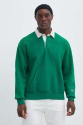 Champion bluza barbati, culoarea verde, neted, 220012 PPYH-BLM17F_79X