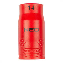 NEO TOOLS Dugókulcs 6-lapú 1/2" 14mm 1000v, szigetelt (01-185) - olaj