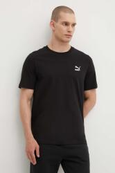 PUMA tricou din bumbac bărbați, culoarea negru, cu imprimeu 679187 PPYH-TSM1LB_99X