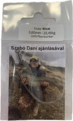 Szabó Dani Dani Fluorocarbon Előke Csuka 0, 60mm 25, 49kg 40cm (TB-SZD-5)