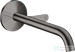 Hansgrohe AXOR ONE Select falsík alatti mosdócsaptelep 22 cm-es kifolyóval, nem zárható leeresztővel, polírozott fekete króm 48112330 (48112330)