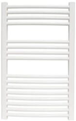 HeizTech íves fehér acél fürdőszobai törölközőszárító radiátor 50 x 80 cm, 378 W (11020234)