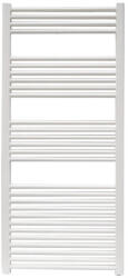 HeizTech egyenes fehér acél fürdőszobai törölközőszárító radiátor 60 x 140 cm, 712 W (11020247)