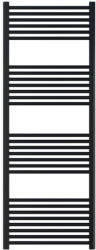 HeizTech egyenes matt fekete acél fürdőszobai törölközőszárító radiátor 40 x 160 cm, 720 W (11020276)