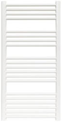 HeizTech egyenes fehér acél fürdőszobai törölközőszárító radiátor 50 x 120 cm, 550 W (11020242)