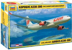 Zvezda Airbus A330-300 1: 144 makett repülő (7044) (7044)