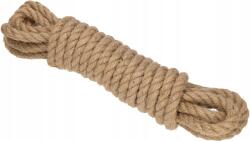 KOTARBAU Frânghie de iută naturală nautică răsucită 12 mm x 10 m (3149)