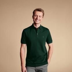 Charles Tyrwhitt Pique Polo - Dark Green - S