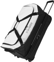 Travelite Basics Wheeled Duffle exp. Black/white Valiza