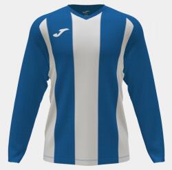 Joma PISA II LONG SLEEVE T-SHIRT hosszú dressz / hosszú póló azúrkék fehér 6XS-5XS